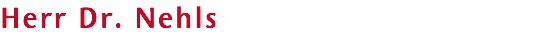 Herr Dr. Nehls