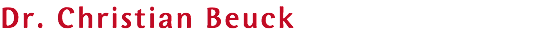 Dr. Christian Beuck